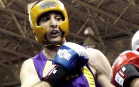 Tamerlan Tsarnaev during the 2009 Golden Gloves National Boxing Tournament. He won the 2010 New England Golden Gloves Championship in Lowell - tamerlan-boxing