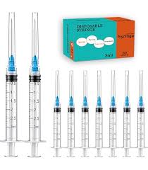 Amazon.com: 50 Pack 3ml/cc Disposable Luer Lock Lab Syringes ...