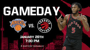 Gameday: Knicks @ Raptors, January 28