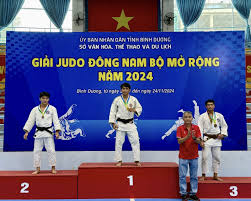 Giải Judo Đông Nam bộ mở rộng 2024: Bình Dương giành 3 huy chương vàng ngày đầu tiên