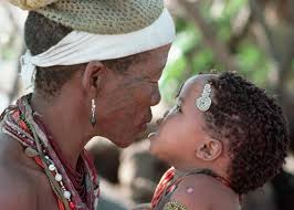 ... Bushmen of the Kalahari, grandmothers and other relatives help mothers in child-rearing. Enlarge Photo credit: © Anthony Bannister; Gallo Images/Corbis - image-02-large