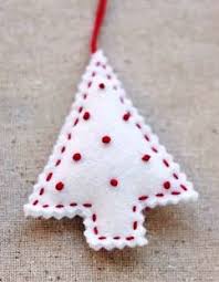 Výsledek obrázku pro plstěné vánoční ozdoby