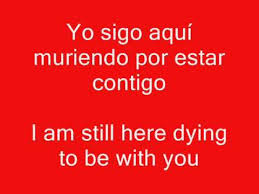 Learning Spanish Romantic Songs.Level 2.(Translated to English ... via Relatably.com