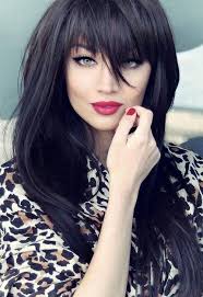 long dark hairstyle with bangs Long Dark Hairstyles – Practical Ideas When Going Out on a. Long curly. - long-dark-hairstyle-with-bangs