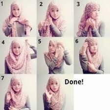 Image result for tutorial hijab