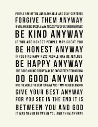 Mother Teresa &quot;Do It Anyway&quot; by LADYBIRDINK | Quotes | Pinterest ... via Relatably.com