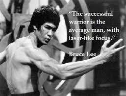 DAILY QUOTE: The successful warrior is the average man, with laser ... via Relatably.com