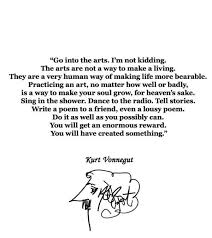 Kurt Vonnegut Art Quotes Do It. QuotesGram via Relatably.com
