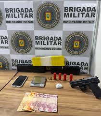 Brigada Militar prende indivíduo por tráfico de entorpecentes em Venâncio Aires