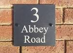 Slate house number plaques