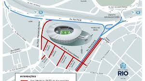 CET-Rio fecha vias e monta operação para Fla-Flu no Maracanã