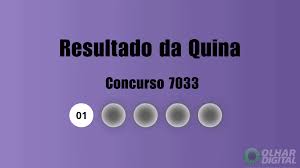 Resultado da Quina de hoje: veja números e ganhadores do concurso 7033