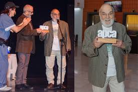 Lima Duarte é ovacionado em homenagem pelos 75 anos de carreira, em São Paulo