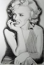 Marilyn by Liza Cook - Marilyn Drawing - Marilyn Fine Art Prints and Posters for Sale - marilyn-liza-cook