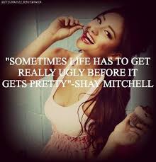 Shay Mitchell (Emily from Pretty Little Liars) quote #words ... via Relatably.com