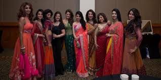 Fashion Indian saris in the dressing 2013