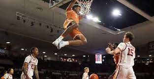 Texas Longhorns making a strategy during the game