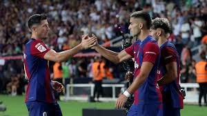 Ferran y Lewandowski y su lucha interminable