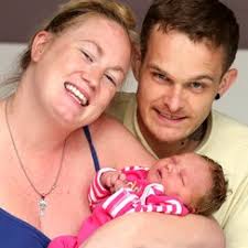 Her mum, Nicola Blakeley, who lives in Sutton, near Ely gave birth at 10:49am. Nicola, Chris and baby Shelby-Jo. Nicola said: &quot;She was due on 18th of July, ... - cambridge-parents-1374584694-article-lead-0