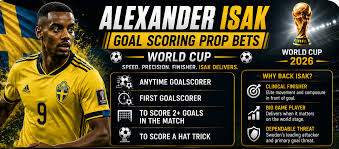 What Are the Payout Odds for Alexander Isak First, Anytime Goal Scorer Prop Bet: Sweden v Tunisia