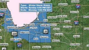Winter Storm Watch Issued for Michigan and Indiana: Snow and Cold Expected