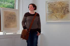 Lorna McIntosh. 1 of 1. The artist with some of her work at The Open Eye ...