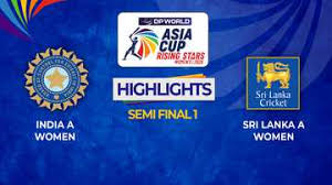 India A Women vs Sri Lanka A Women, Semi Final 1 (A1vB2), ACC Women's Asia Cup Rising Stars 2026 - Commentary