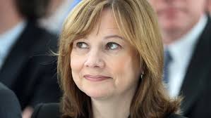 Mary Barra, CEO of US carmaker General Motors GM arrives for a news conference at the headquarters of the company&#39;s German subsidiary Opel in Ruesselsheim, ... - gm-mary-barra-gtydanielroland