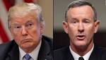Trump says loves military, keeps