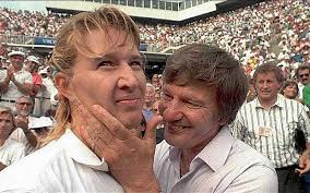 Peter Graf and his daughter Steffi at the 1989 US Open in Flushing Meadows, New - Peter-Graf1_2756249b