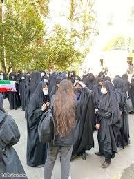 تجمع اعتراضی دانشجویان دانشگاه الزهرا و دانشگاه زنجان