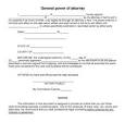 Power of attorney form free