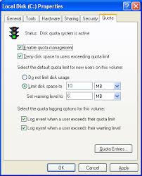 How to configure Quota Network Drive