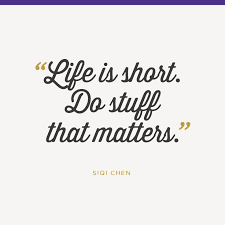 Do Stuff That Matters - The Daily Quotes via Relatably.com