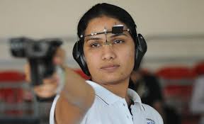 Annu Raj Singh became the fifth Indian shooter to book a berth in next year&#39;s London Olympics after clinching the 10m Air Pistol silver medal at ... - RAN18NG_SHOOTING04_633273f