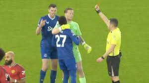 Gueye received a red card for striking his own teammate at Everton