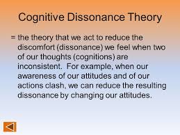 Image result for cognitive dissonance theory