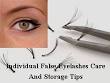 How to remove individual fake eyelashes