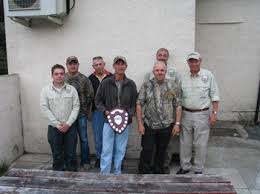 Anthony Cartwright (2nd left) and Allen Hughes (Shield) - WELSH%2520RIVERS%2520TEAM%25202010