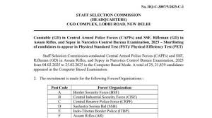 SSC GD Constable Result 2025 Direct Link @ssc.gov.in: Download Merit List, Cutoff Marks, PET Details