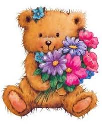 Image result for free clipart teddy flowers