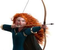 Image of Merida (Brave) memanah