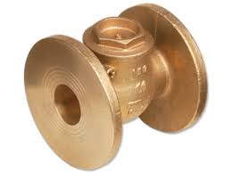Bronze WaterMarked Flanged Swing Check Valve | Zetco