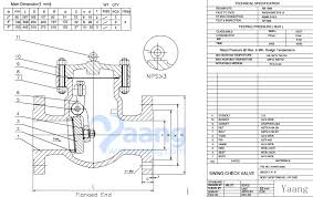 Swing Check Valve - Yaang