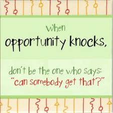 OPPORTUNITY on Pinterest | New Beginnings, New Day and Quotes About via Relatably.com