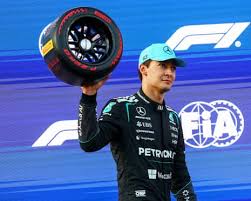 Kimi Antonelli hits wall as George Russell takes F1 Azerbaijan GP pole
