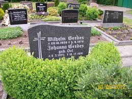 Grab von Johanna Gerdes (geb. Oel) (06.03.1924-16.12.1991 ...