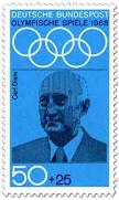 Briefmarke: Carl Diem (Sport-Organisator)
