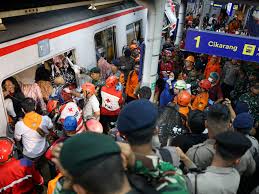 Death toll after train crash near Indonesia’s Jakarta rises to 14