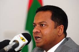 Mohamed Hussain Shareef Maldivian Minister of Human Resources and.